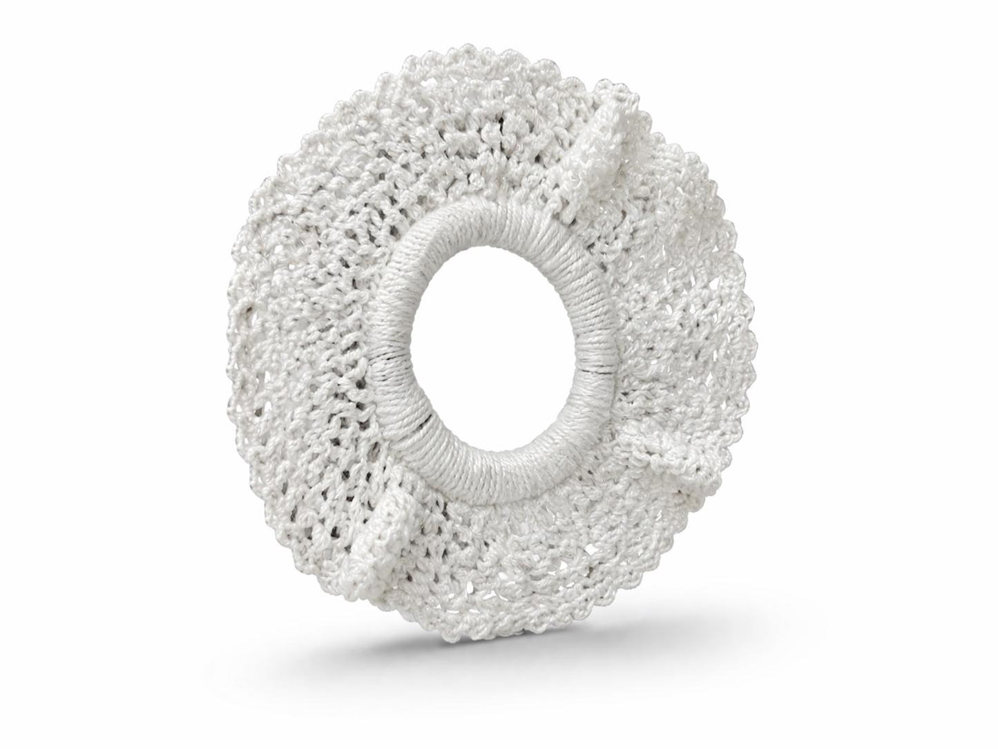 Handmade Crochet Floral Scrunchie | Soft Flower Hair Tie, Knook & Knots