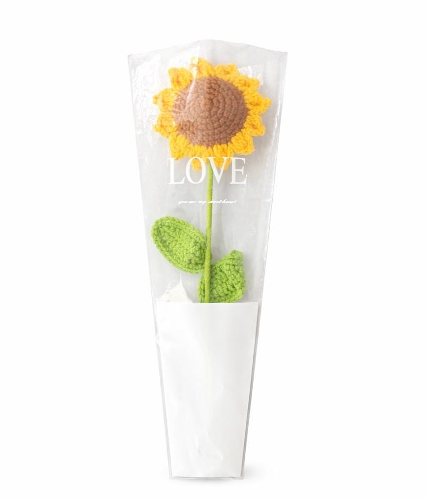 Handmade Crochet Sunflowers – Forever Flower Bouquet, Interior Statement Piece